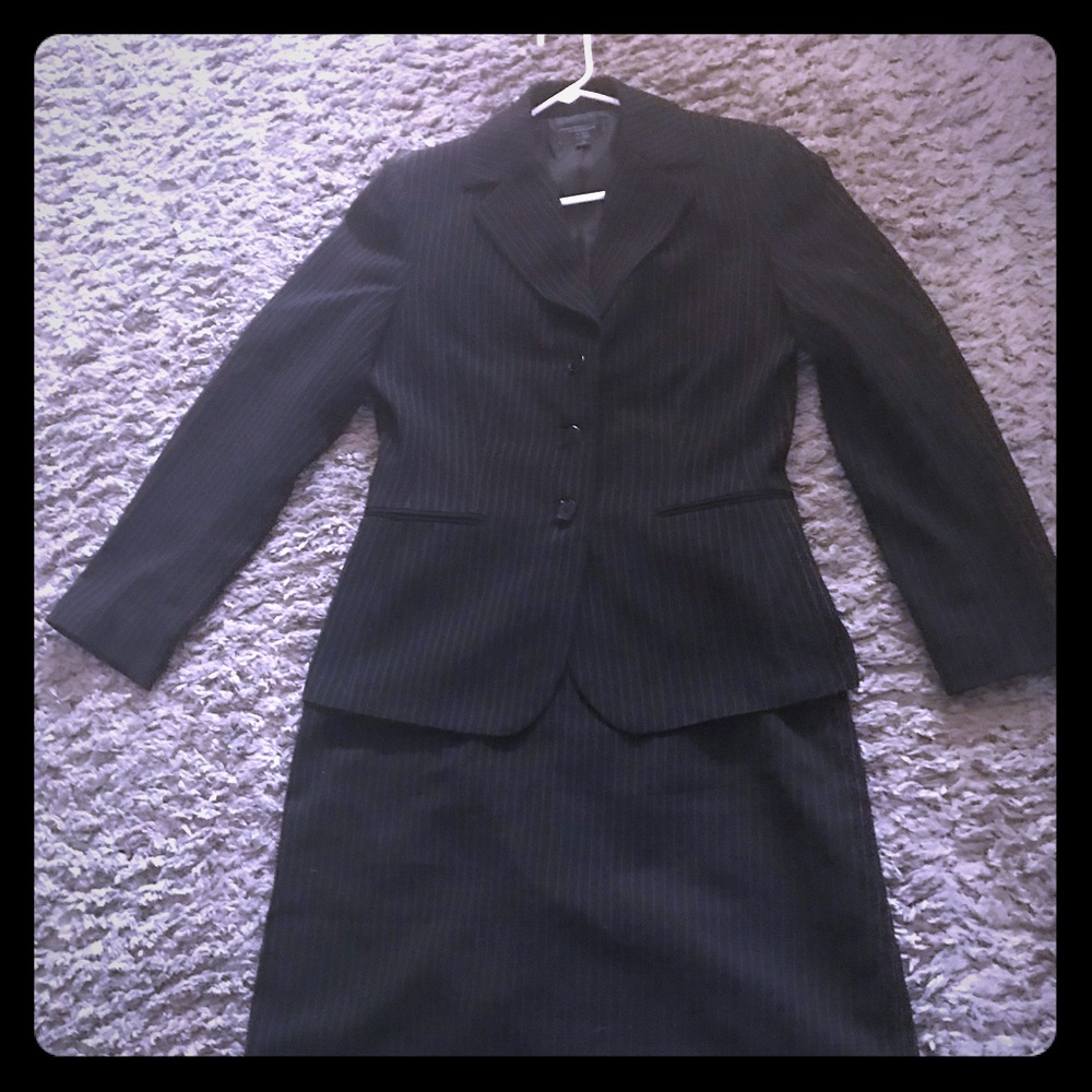 ASL Tahari Pinstriped Skirt Suit